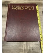 Vintage 1963 Encyclopedia Britannica World Atlas Unabridged - University... - £18.82 GBP