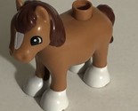 Lego Duplo Brown Cow Figure toy - $4.94