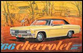 1966 Chevrolet Owner&#39;s Manual, Original, Full size cars - $17.62