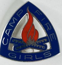 VINTAGE CAMP FIRE GIRLS - STERLING MEMBERSHIP PIN - NOT SCOUT - $9.66