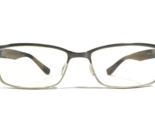 Oliver Peoples Eyeglasses Frames OV1055T 5014 Coban Brown Silver 54-16-140 - $139.88