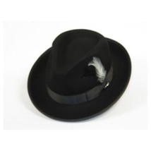 Men BENTLY HEADWEAR Hat Australian Wool Fedora Brooks Collection BR723 Black image 2
