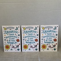 Grandson Valentine’s Day Card Lot Of 3 American Greetings No Envelopes Space - £4.59 GBP