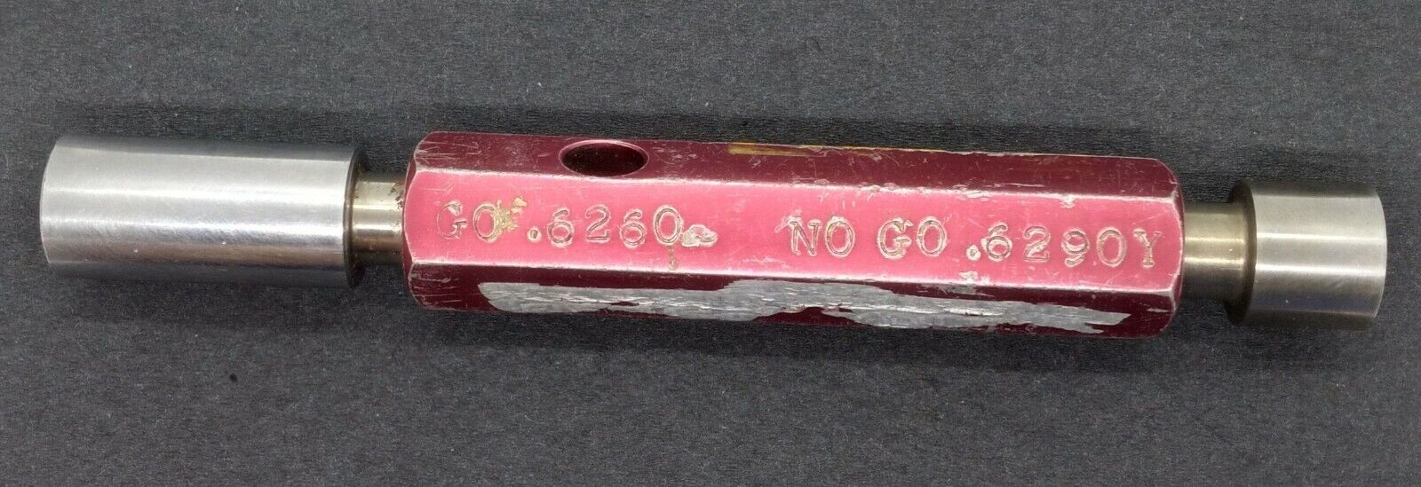 Southwestern Gage Co. Pin Bore Gage Go .6260 No Go.6290 - $13.99
