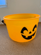 McDonalds Pumpkin Bucket-Vintage McPunk&#39;n Halloween Pail-Trick or Treat Vintage - £9.03 GBP