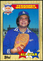 1987 Topps #604 Fernando Valenzuela Los Angeles Dodgers All Star Nl Leaders - £1.17 GBP
