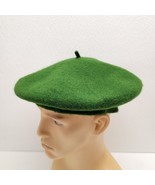 Love Story Love Style 1988 Green Felt Womens Beret Hat - $554.91 MXN