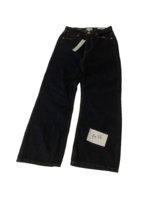 River Island Gamba Dritta Relaxed Jeans Blu Scuro UK 10S L30 (ph26) - £29.66 GBP