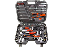 132pcs Ratchet Combination Wrench Metric Bit Socket Hex Torx Tool Set - £149.53 GBP
