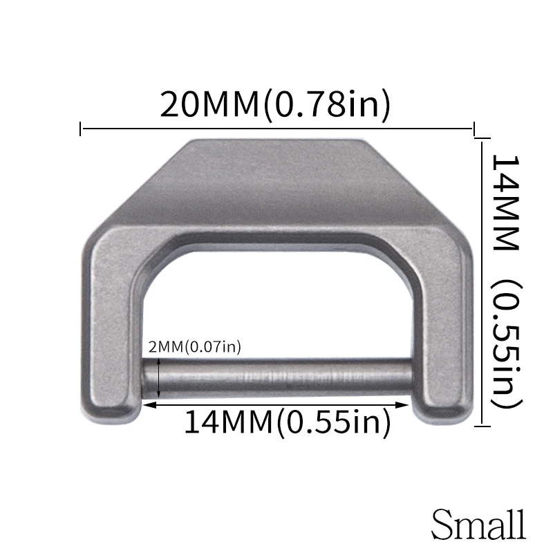 D Shape Multi-purpose Mini Lock Titanium Buckles Keyring Car Buckle Outdoor EDC  - £174.58 GBP