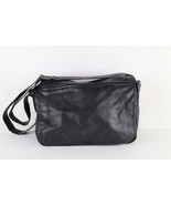 Vintage 90s Streetwear Distressed Leather Crossbody Messenger Bag Pack B... - $122.78 CAD