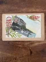 Vintage Cabinet Card. Bay Esplanade, Durban South Africa. Season Greetings 1907 - £46.57 GBP