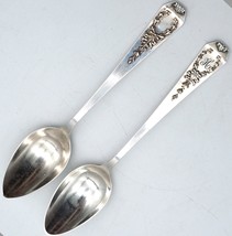 2 Antique Sterling Silver Spoons Madam Jumel Pattern WHITING MANUFACTURI... - $44.99