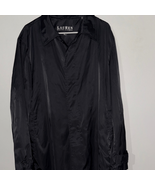 Lauren Ralph Lauren Black Raincoat Large - $23.52