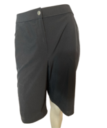 Chico&#39;s Weekends Women&#39;s Burmuda Shorts Black Size XL Short - $26.05 CAD