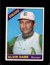 1966 Topps #433 Alvin Dark Vgex Athletics Mg (Wax) Nicely Centered *X58712 - £6.05 GBP