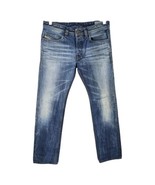 Diesel Safado Regular Slim Straight Jeans 32x34 0803m Denim (Measures 35... - $84.15