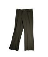 Talbots Heritage Wide Leg Pants Women&#39;s 8 33x32 Dark Green Flat Front Wo... - $584.07 MXN