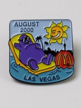 McDonalds Advertising Enamel Pin #07 - 2000 August LAS VEGAS - GRIMUS - £6.42 GBP
