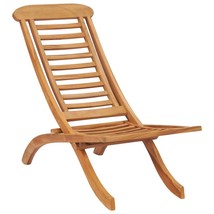 Folding Garden Chair 50x90x69 cm Solid Wood Teak - £89.26 GBP