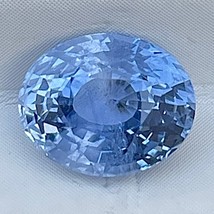 Natural Blue Sapphire 2.19 Cts Oval Cut Loose Gemstone Jewelry Gift - £559.54 GBP