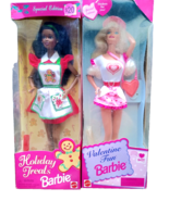 Barbies Valentine Fun, 16311, 96, &amp; AA Barbie Holiday Treats 17618, 97, ... - $43.41 CAD