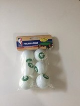 BOSTON CELTICS 6-PACK OF PING PONG BALLS NEW AND OFFICIALLY LICENSED - £7.63 GBP