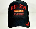 DD-214 Marine Alumni Men&#39;s Ball Cap Black Acrylic Embroidered - $12.86