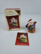 Hallmark 2005 &quot;Santa&#39;s Magic Sack&quot; Keepsake Ornament Christmas Series Edition #7 - £10.39 GBP