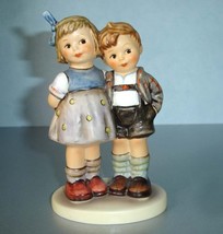 Hummel Goebel THE LITTLE PAIR Boy &amp; Girl Figurine #449 10 Yr. Exclusive ... - £57.09 GBP