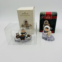 Hallmark Frosty &amp; Friends Ornaments 2006 &amp; 1990 Christmas Decor Hanging - $35.10