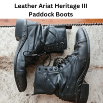 Ariat Heritage III Horse Riding Paddock Boots Black Size 11 D USED image 4