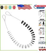 High-Speed Steel Nut &amp; Bolt Thread Checker - 26 Male/Female Gauges for W... - $350.61 MXN