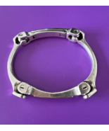 Minas Spiridis Signed Universal Joint Sterling Silver Bracelet Georg Jensen - $1,118.00