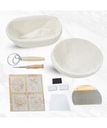 MCAMA Banneton Bread Proofing Basket Set 9" Round & 10" Oval Beige Rattan - €21,30 EUR MCAMA Banneton Bread Proofing Basket Set 9" Round & 10" Oval Beige Rattan - €21,30 EUR