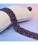 Natural Purple Amethyst Faceted Rondelle Gemstone Beads, 6x8 mm Faceted ... - $319.10 MXN+