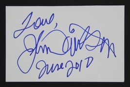 John Davidson Signed Autographed 4x6 Index Card Actor Singer Hollywood Squares - £19.77 GBP