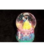 DISNEY SNOW WHITE SNOW GLOBE CHRISTMAS 4 INCHES TALL MUSICAL - £27.51 GBP