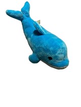 Aurora Destination Nation Dolphin Plush Blue Ocean Stuffed Animal - $13.76