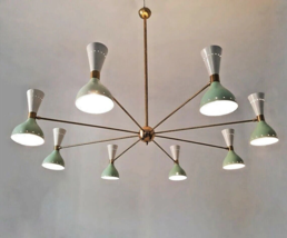 Mid-Century Style Handmade Sputnik Chandelier Diabolo Decor Ceiling Ligh... - £365.84 GBP