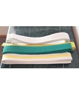 Lot 4 Martial Arts 1.75&quot; Wide Size 5 Yellow Green Karate Taekwondo Unifo... - $283.06 MXN