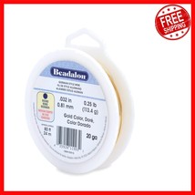 78ft Tarnish Resistant Gold Jewelry Wire - 20 Gauge German Style for Cra... - $28.12