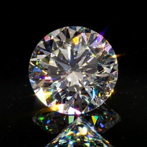 0.65 Carat Desseré G/VS2 Rond Brillant Coupe Diamant Certifié GIA - £1,341.55 GBP