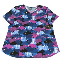 Disney Eeyore Scrub Top Sz XL Extra Large Women’s New w/  Tags Purple St... - $12.99