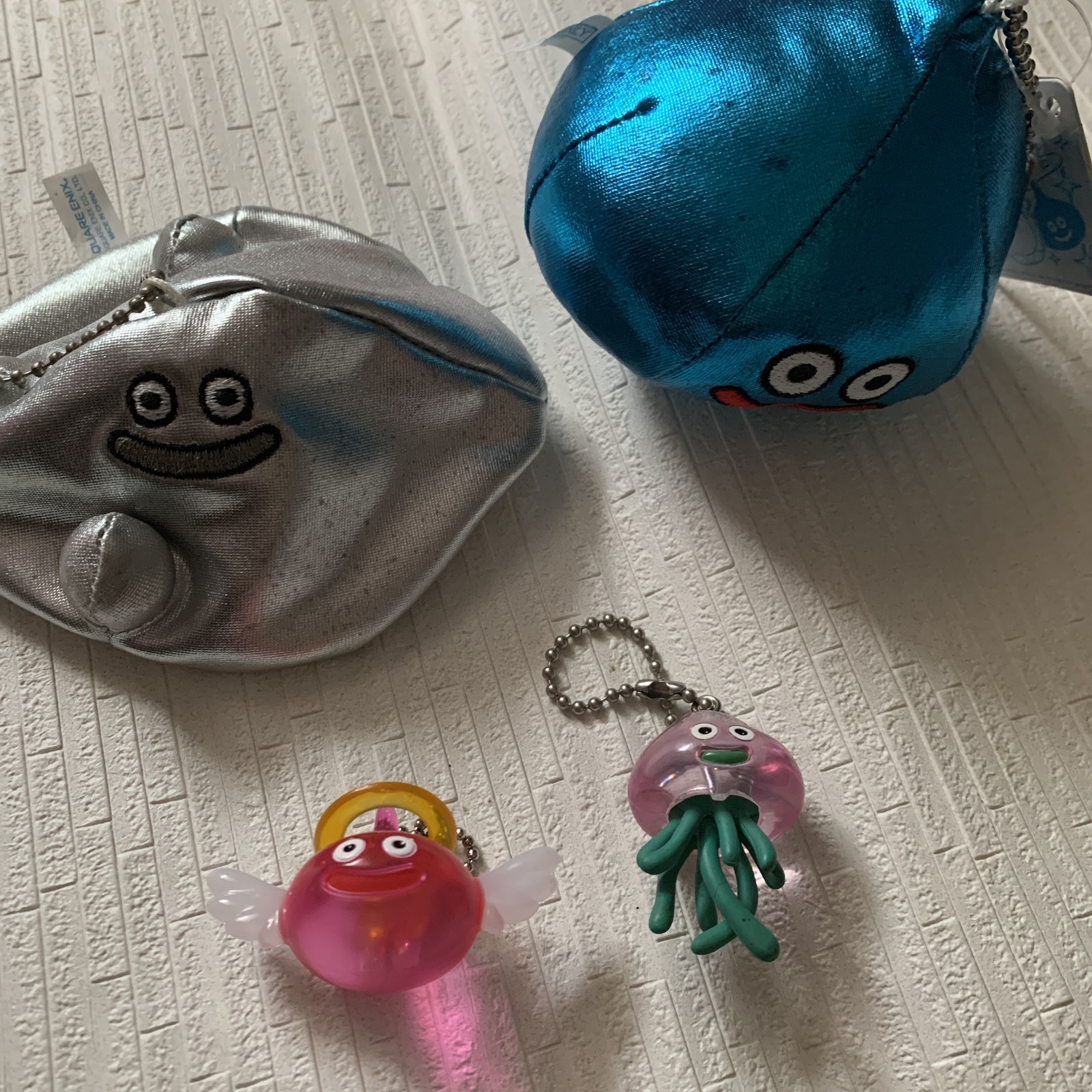 Dragon Quest Slime Mascot Charm Set - Cute Collectible Used - $29.66