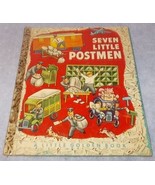  Little Golden Book Seven Little Postmen No 134 A Printing 1952 Tibor Ge... - $20.43 CAD