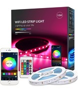Magiclight 33Ft.Rgb Wifi Strip Light, Smart App Control Color Chanting M... - £30.65 GBP