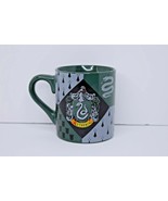 Harry Potter Slytherin House Crest Ceramic Coffee Mug/Cup 14oz. Green &amp; ... - £9.16 GBP