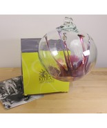 Kitras Art Glass Hand Blown Large Orb Globe 6” Hanging Suncatcher Orname... - $40.32 CAD