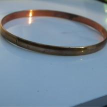 Older Style Copper Bangle Bracelet - $9.89